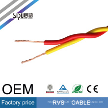 SIPU RVS souple 450 / 750V PVC torsadé 0.5mm fil de câble carré électrique